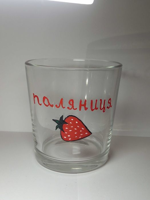 Келих паляниця полуниця / патріотичний стакан