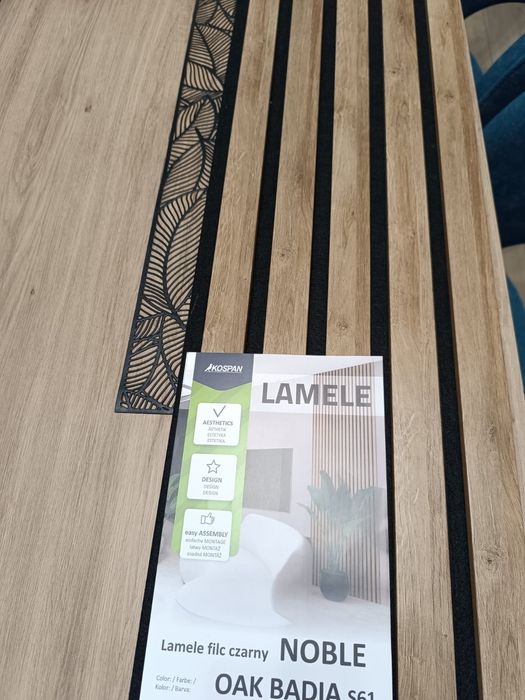 Lamele Ścienne Na Filcu 4 szt
