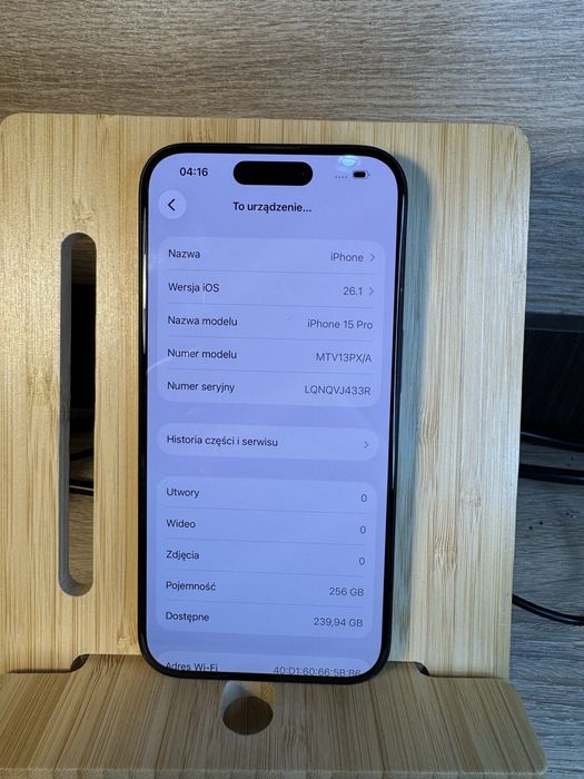 Iphone 15 Pro 256GB Gwarancja Bateria 100% nr.5