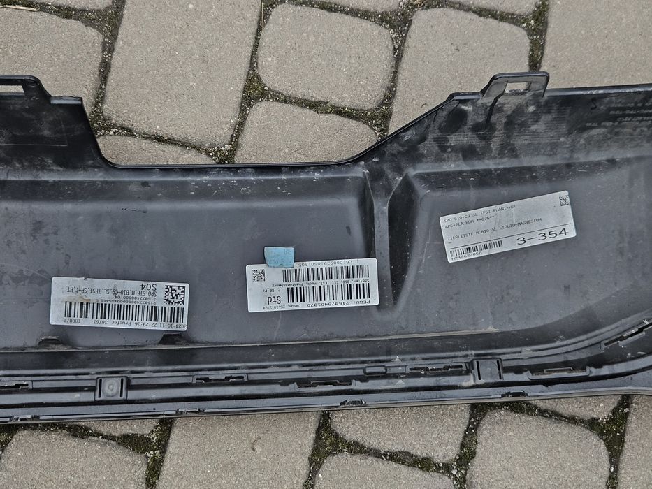 Накладка Бампера Audi A5 S5 B10 дифузор Audi s-Line Спойлер нижній S5