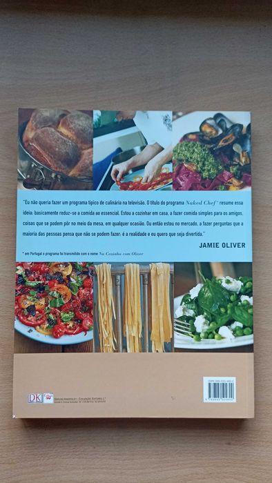 Livro "Na Cozinha com Jamie Oliver"