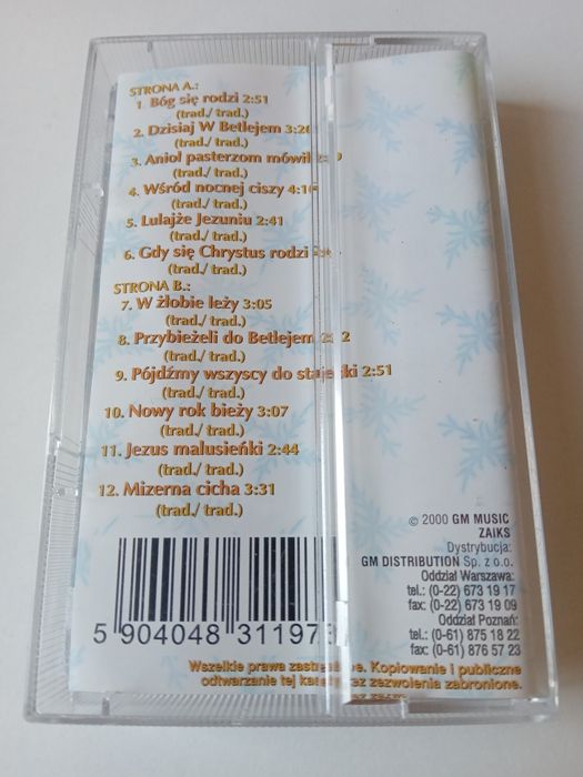 Kolędy polskie Krzysztof Krawczyk - kaseta magnetofonowa
