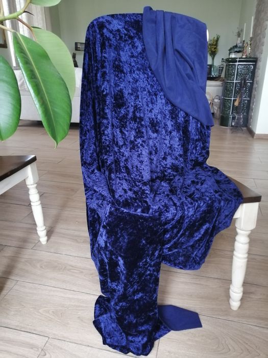 Відріз тканини мармурового  панбархату