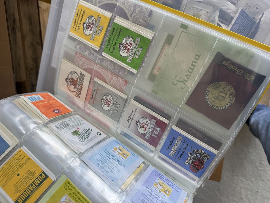 Coleção Pacotes de chá