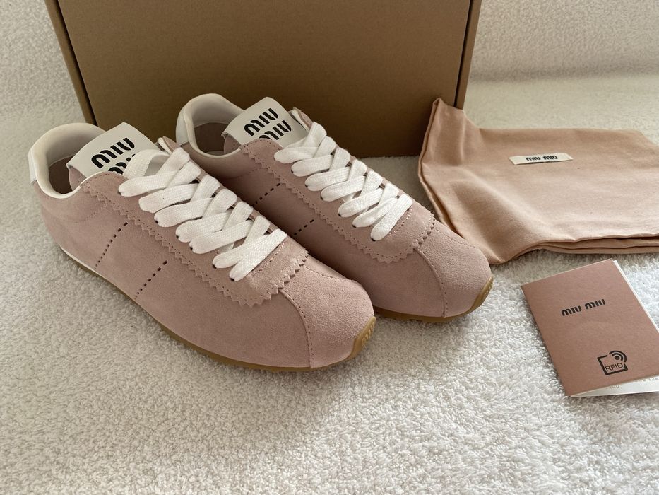 Sneakersy Miu Miu Plume