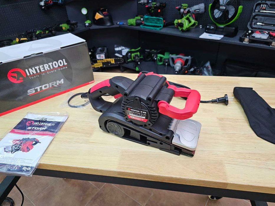 Стрічкова Шліфмашина STORM 76*533 мм Мідна обмотка Гарантія 36міс