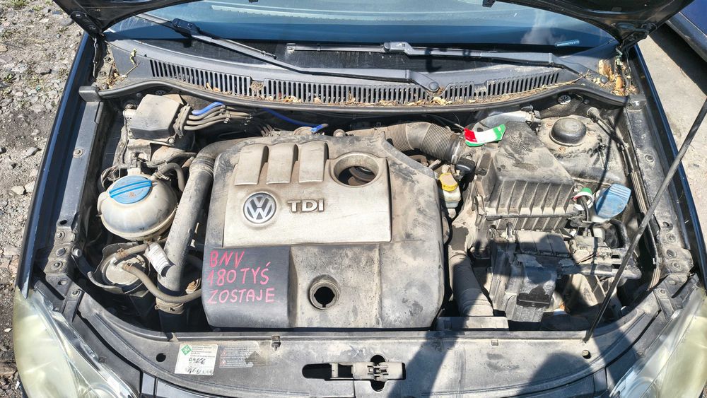Silnik VW Polo IV 1.4 BNV przeb. 180Tyś. FV Transport/Dostawa