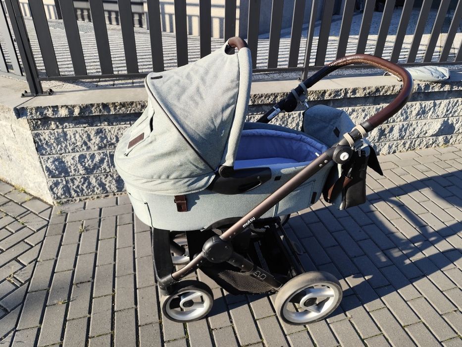 Wózek gondola Mutsy Evo + torba piękny stan