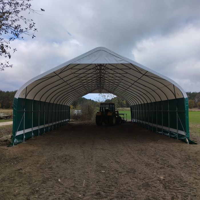 Hala łukowa 9x20x5m DOSTĘPNE OD RĘKI na bele garaż wiata magazyn nam