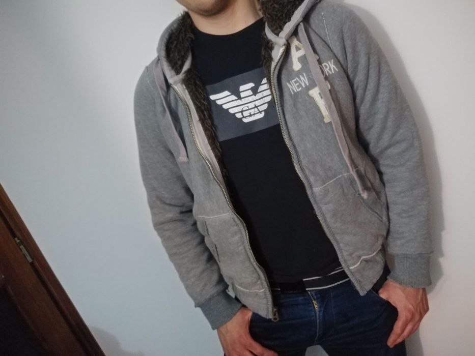 Gruba bluza/kurtka jesień M