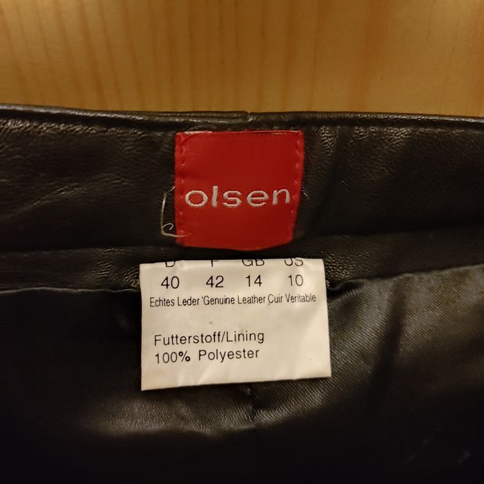 Olsen spodnie skórzane damskie 40 cena z przesyłką