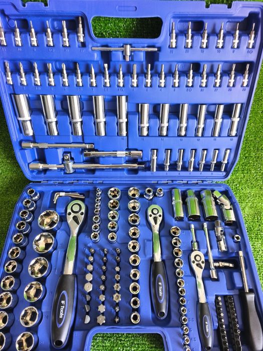 Mala de ferramentas roquetes 172pcs Chrome vanádio