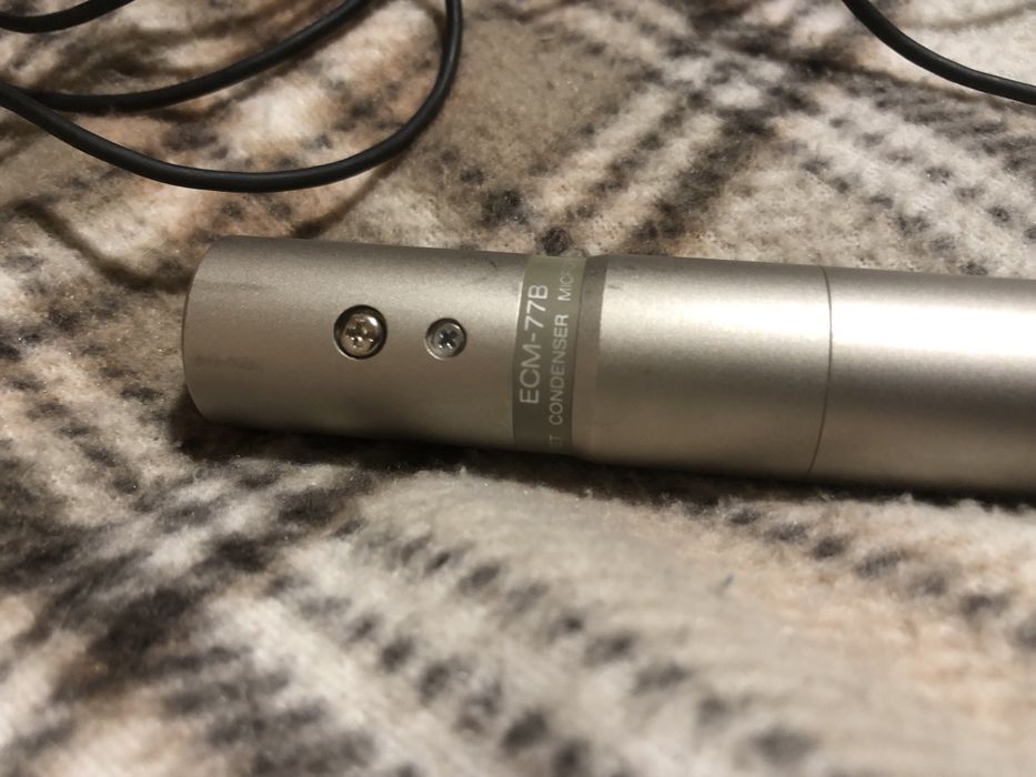 петличный микрофон. SONY ECM-77B