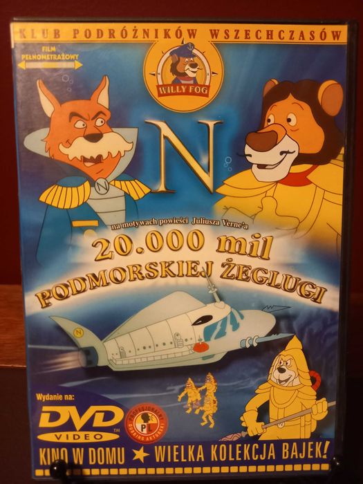 20.000 mil podwodnej żeglugi animacja dvd