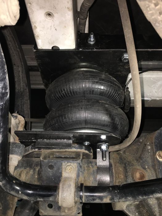 Пневмопідвіска на Renault Master (спарка) пневмоподвеска