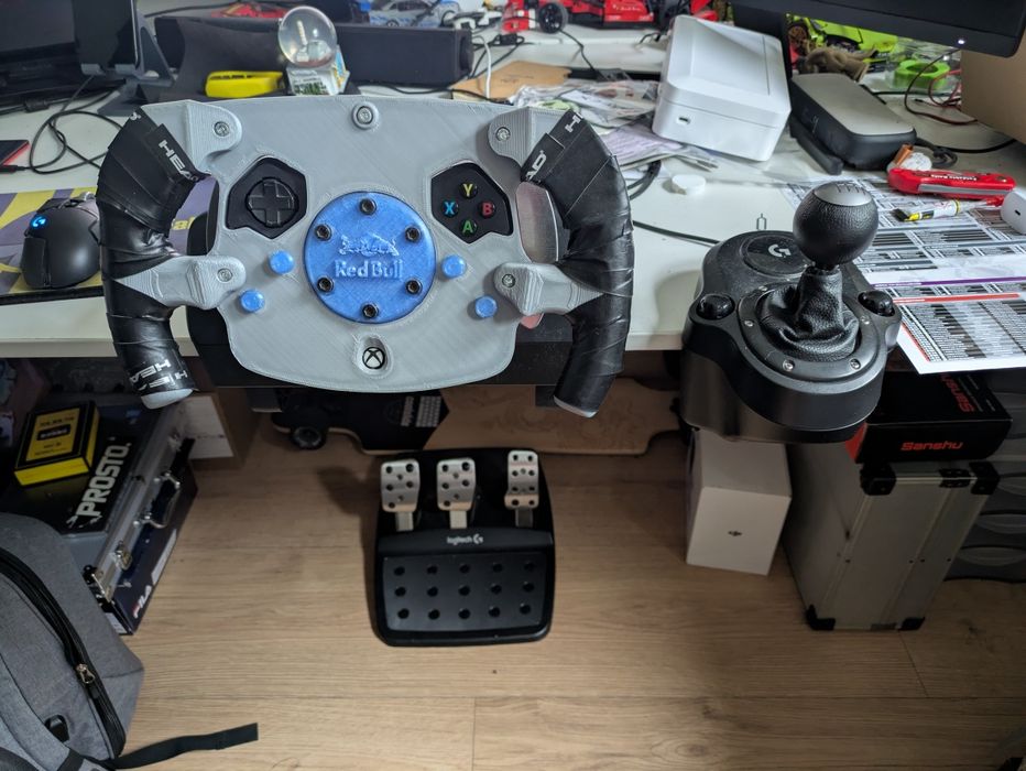 Zestaw Logitech G920 (Xbox / PC) + Shifter + Mod F1 / GT Red Bull
