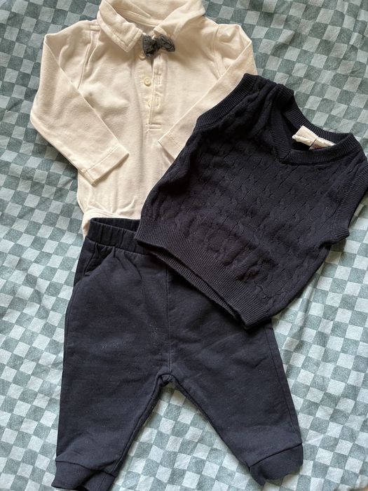 Zestaw elegancki dla niemowlaka rozmiar 62 H&M