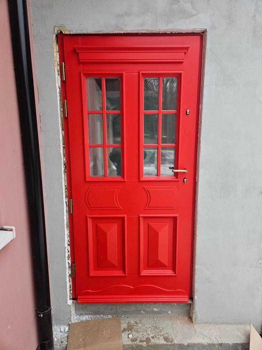 Drzwi zewnętrzne drewniane, CZYSTE POWIETRZE, Cała Polska