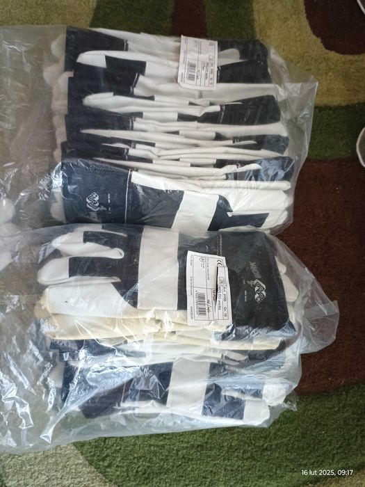 Rękawice robocze w rozm 10, 18sztuk