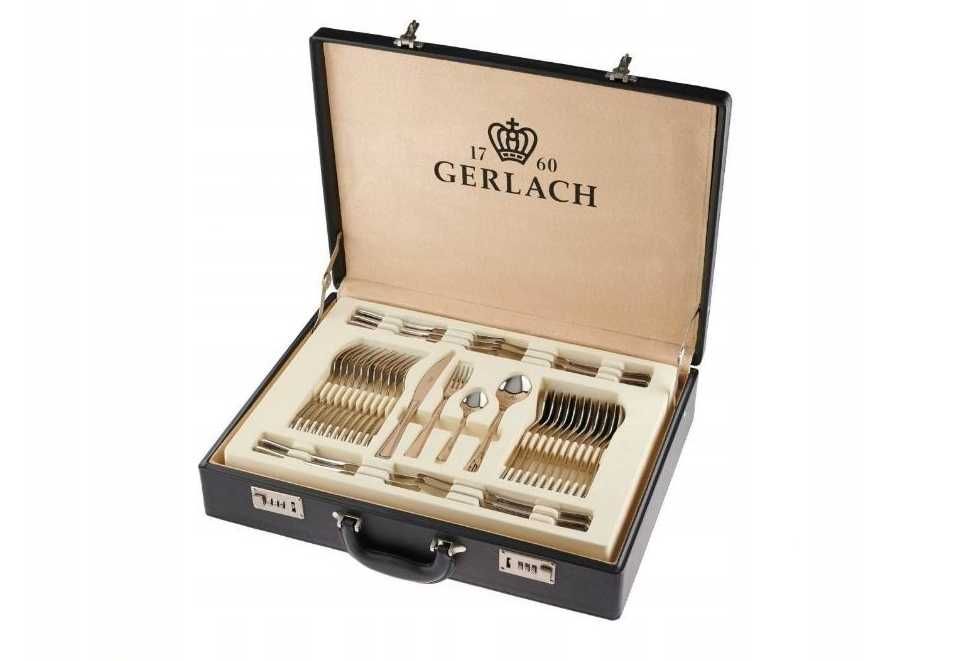 Zestaw sztućców Gerlach Flames NK03 w walizce 68 elem.
