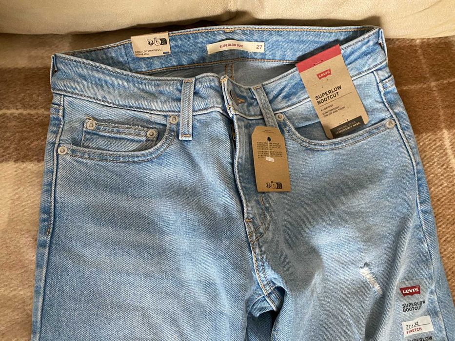 Ексклюзивні жіночі джинси Levi's® Superlow Bootcut Women's Jeans