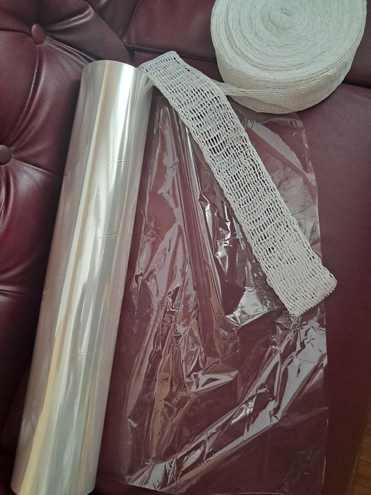 Целюлозна плівка 0.48 мм для рулетів та сировялу,сітка д/балика 125/36