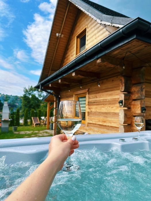 Domek w górach z Jacuzzi i Sauną Myślenice-Zarabie - Jodłowa Chata