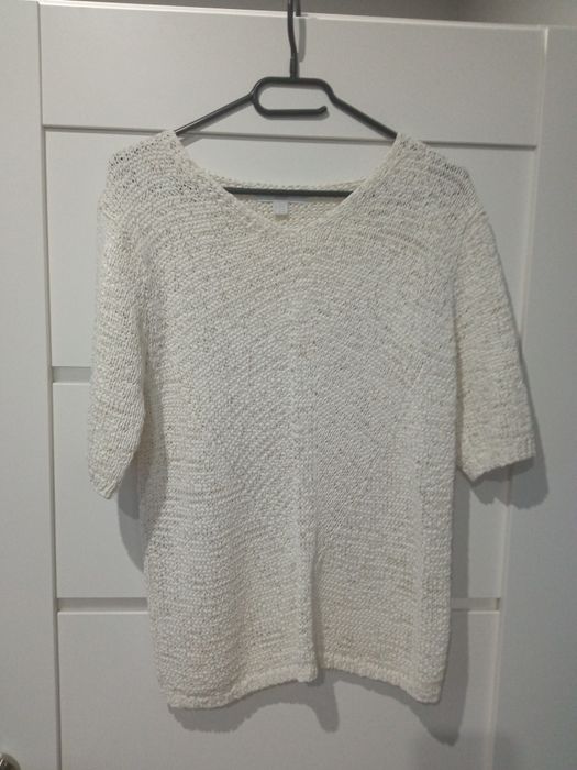 Bluzka sweterek biała