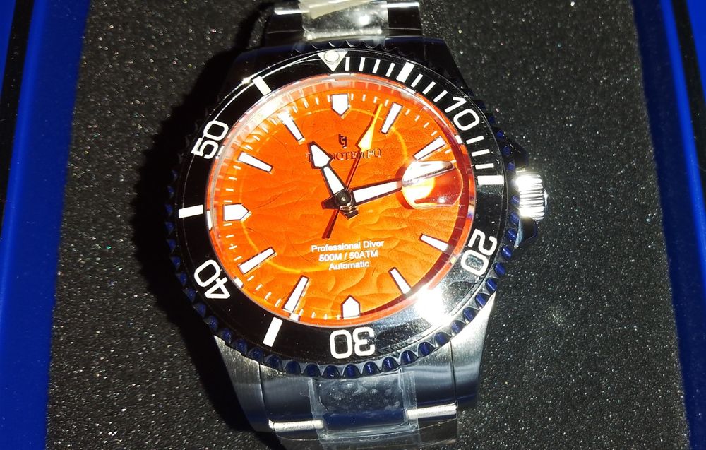 Zegarek Tecnotempo Automatic Professional Diver 500M/50ATM - Red dial