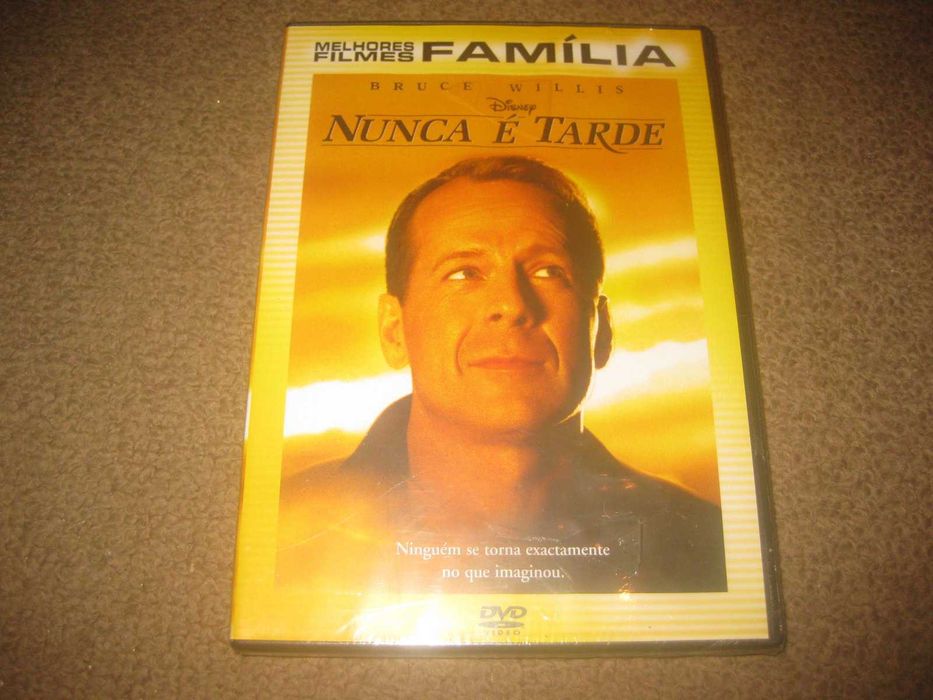 DVD "Nunca é Tarde" com Bruce Willis/Selado!