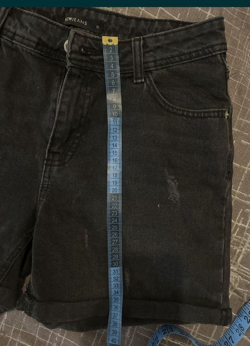 Джинсові жіночі шорти чорного кольору