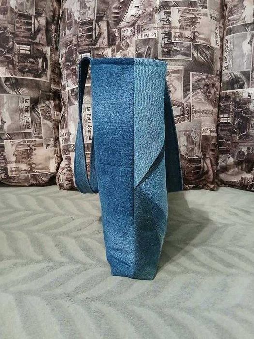 Джинсова сумка хендмейд