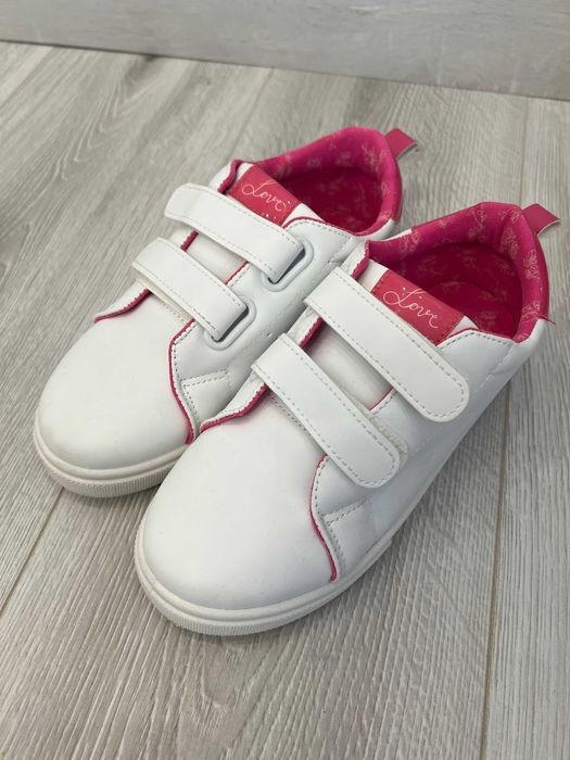 Кросівки, білі кеди для дівчинки Sinsay 32 розмір, устілка 20.5 см