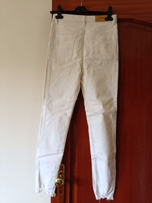 Calça de ganga branca