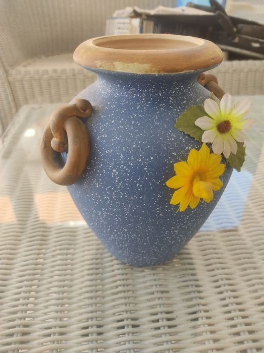 Jarrão decorativo azul