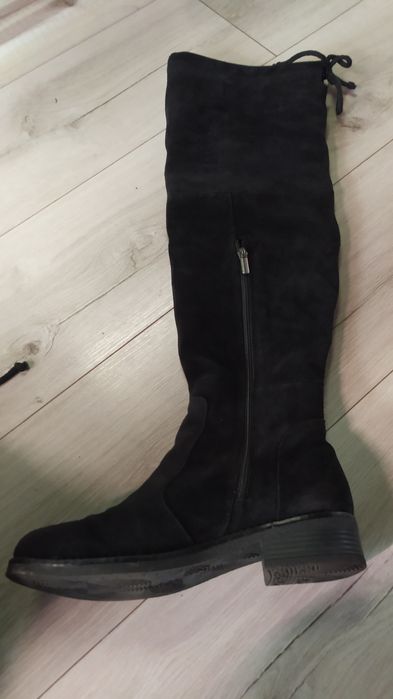 Сапожки евро зима, замш