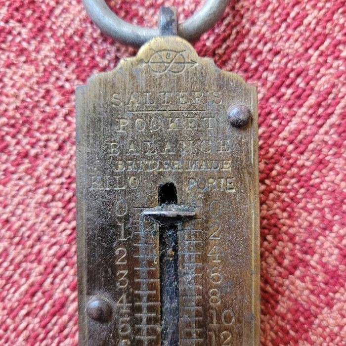 Balança Antiga Salter Pocket Balance Vintage Anos 30-50 Industrial