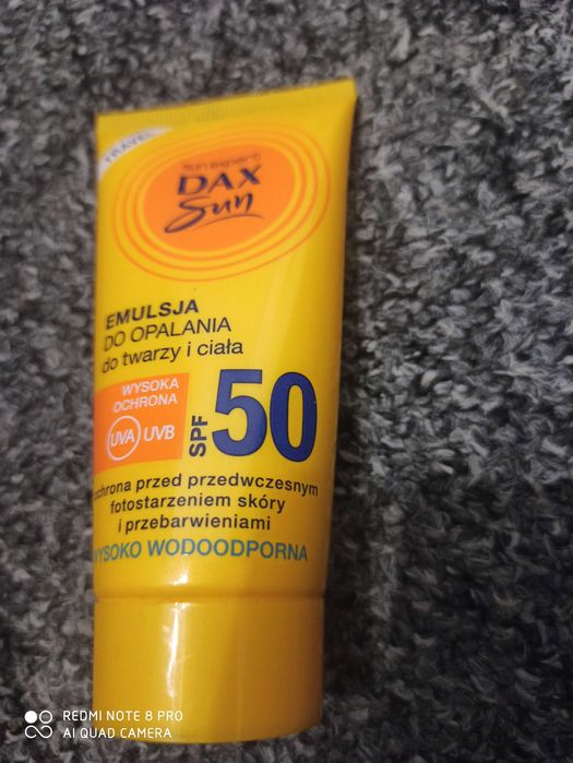 DAX SUN Emulsja do opalania SPF 50 do twarzy i ciała TRAVEL 50 ml