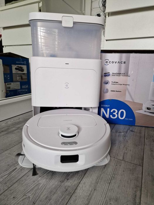 Ecovacs N30 PRO OMNI WHITE Robot Odkurzający