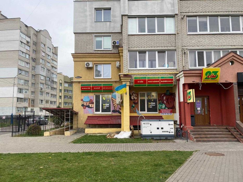 Фасад, 1 пов, окремий вхід, 112.5 м2, Луцьк, вул. Липинського, 7