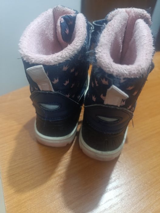 Buty zimowe dziewczęce śniegowce r 26