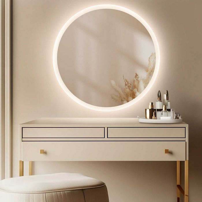 Lustro łazienkowe CAPELLA LED FI70 cm - ALFARAM