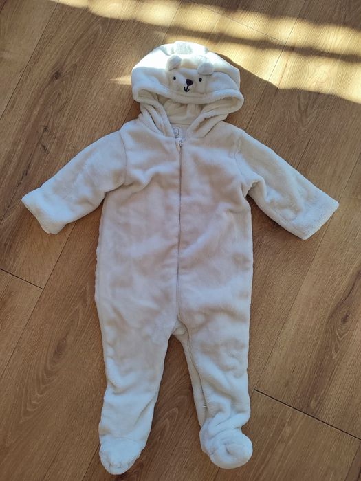 Kombinezon biały miś
