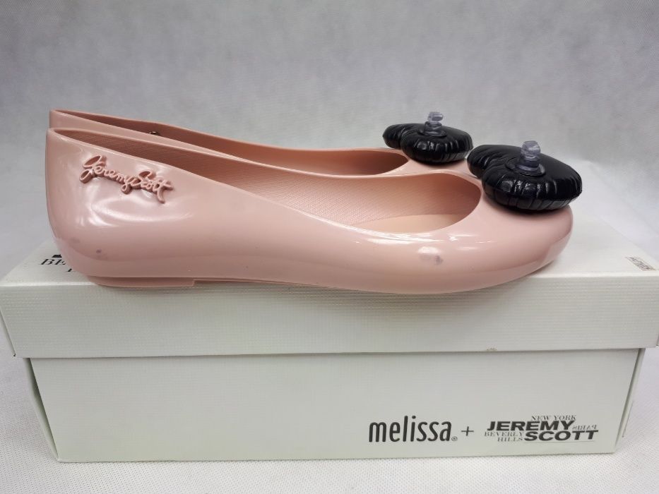 Nowe balerinki MELISSA space love jeremy sc pink black 37