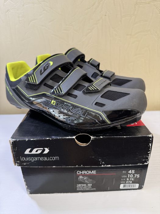 Велотуфлі Garneau Chrome шосейні (контактні) UA 43 р/EU 45 р (27,8 см)