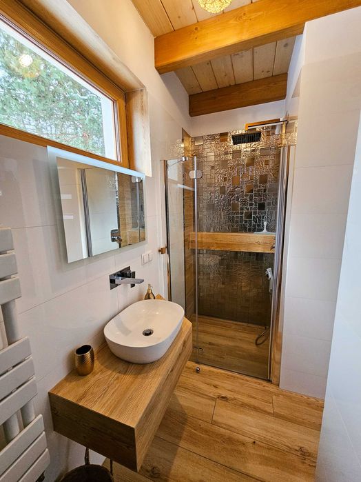 Domek z jacuzzi i sauną - Widok na Tatry - Cisza i prywatność