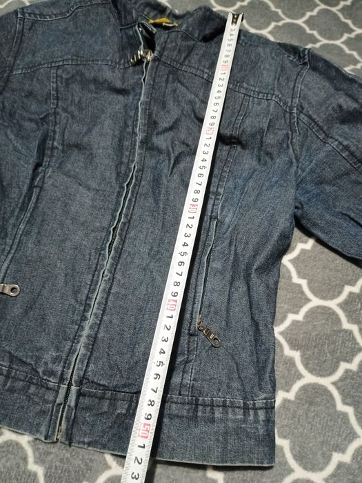 Marynarka narzutka kurtka jeansowa niebieska granat bluza r. S. 36