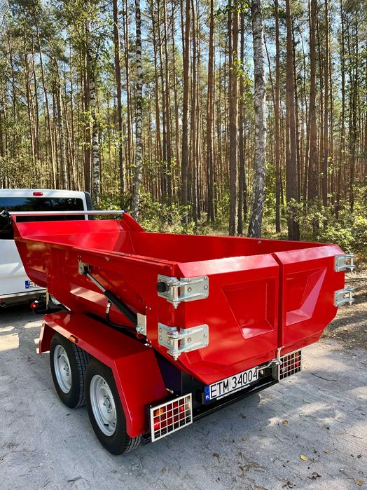 Wywrotka samochodowa hydrauliczna, przyczepa samochodu do 3500 KG Dmc