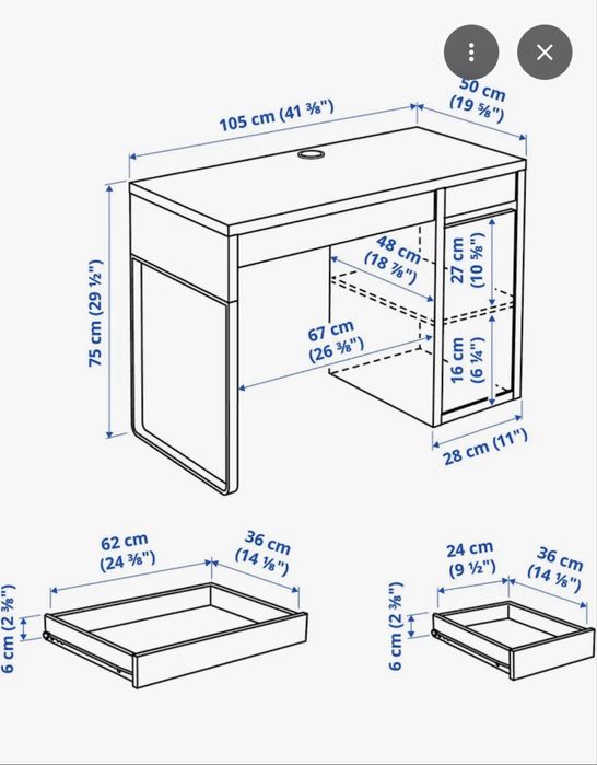 IKEA MICKE secretária