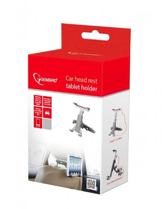Suporte universal de tablet (8 a 12'') para carro (apoio cabeça banco)